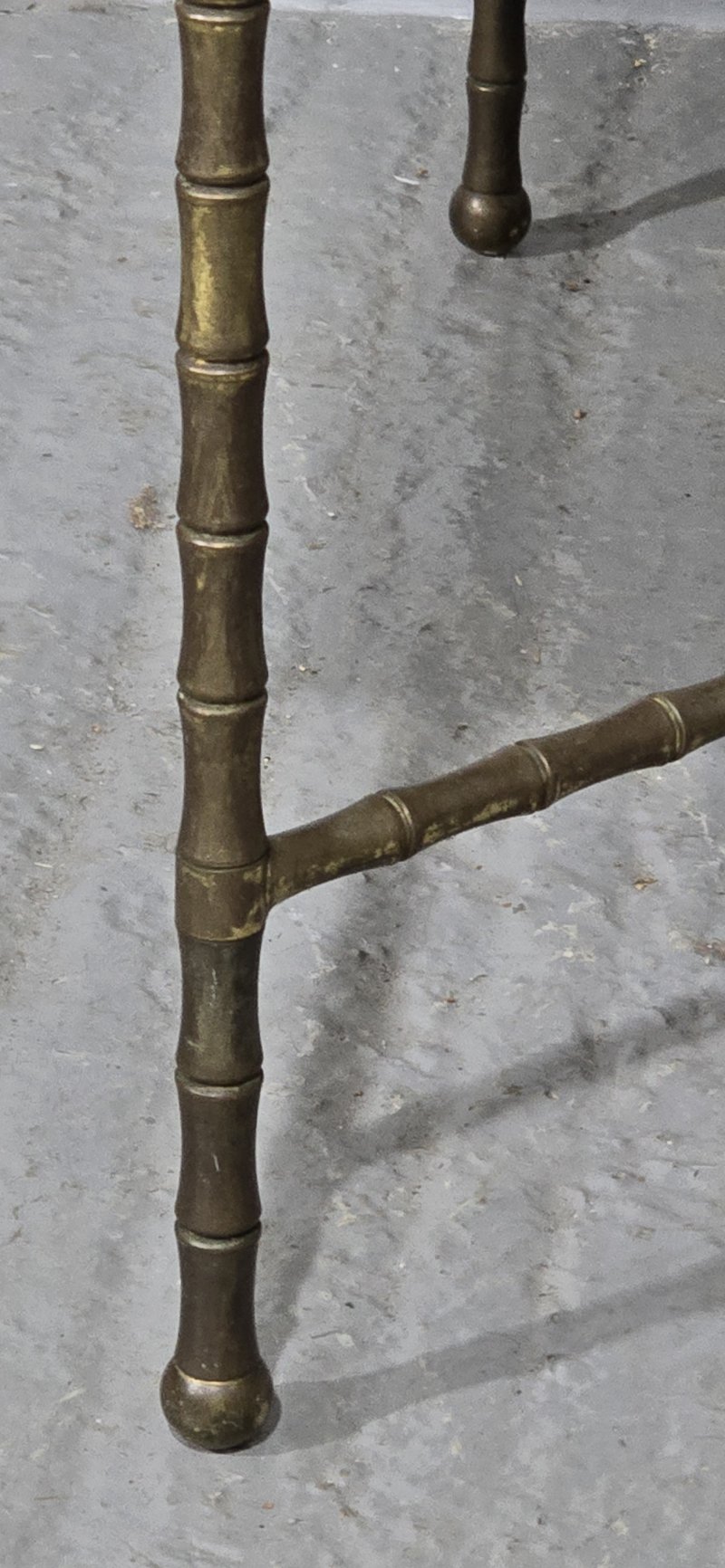 Super French Gilt Brass and Marble Coffee Table - Image 9