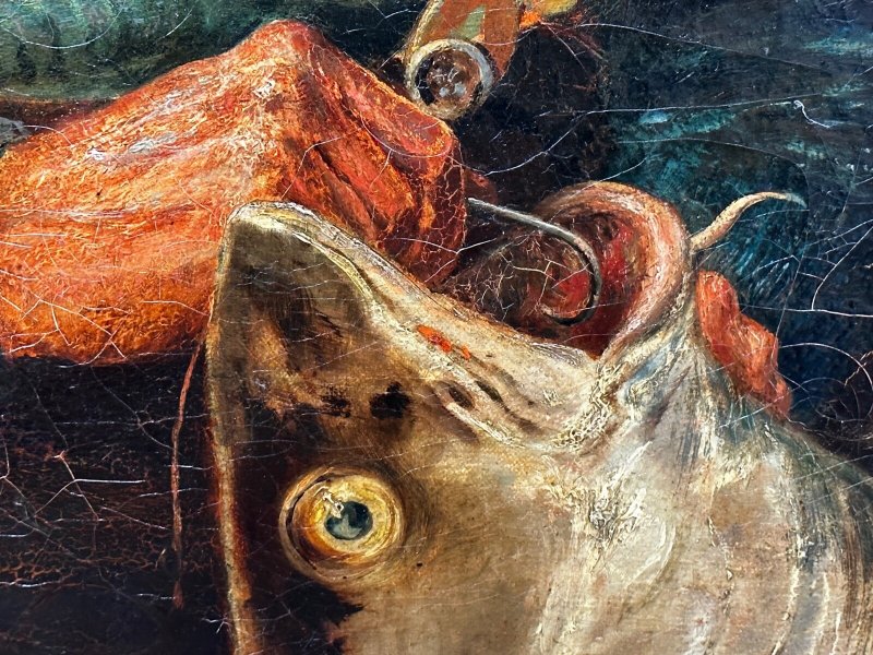 Richard Harry Carter (1839–1911) Signed Victorian Cornish Fisherman Original Marine Oil Painting - Image 4