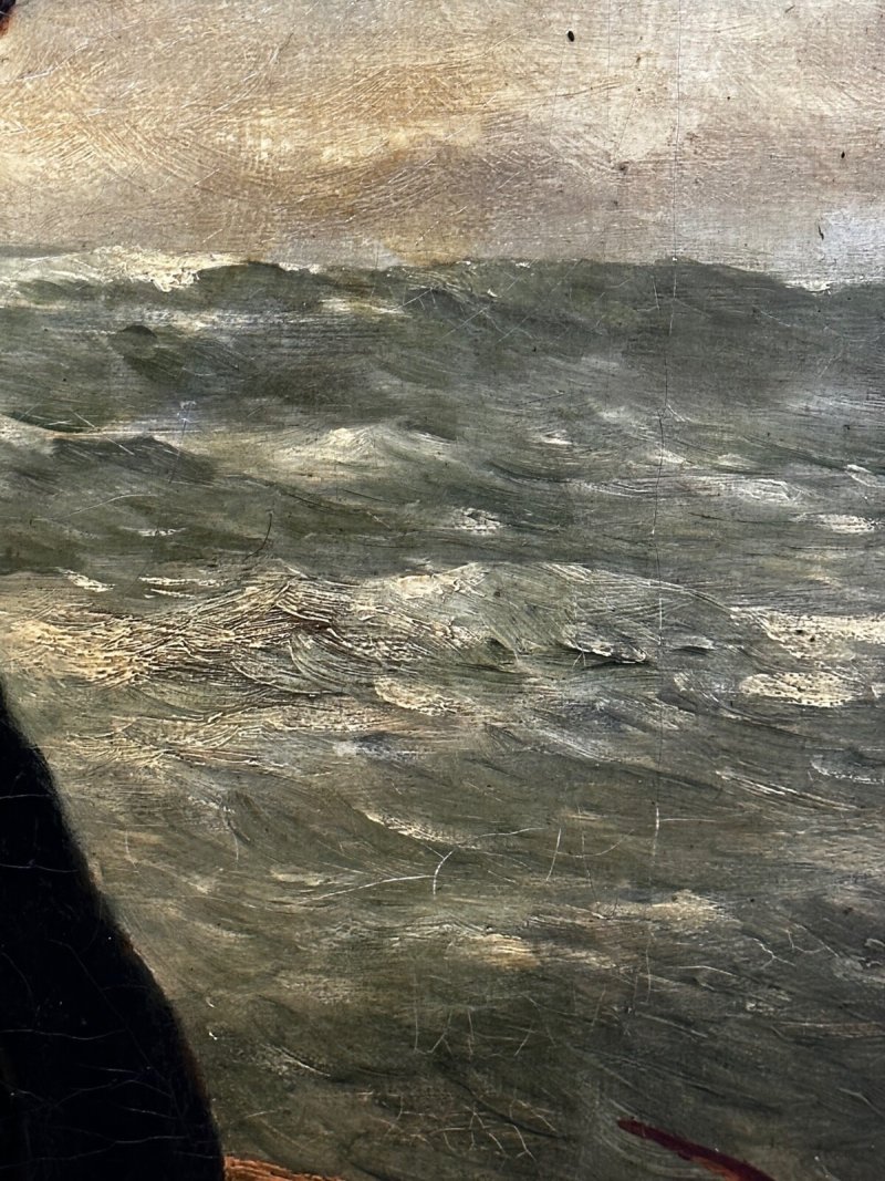 Richard Harry Carter (1839–1911) Signed Victorian Cornish Fisherman Original Marine Oil Painting - Image 7