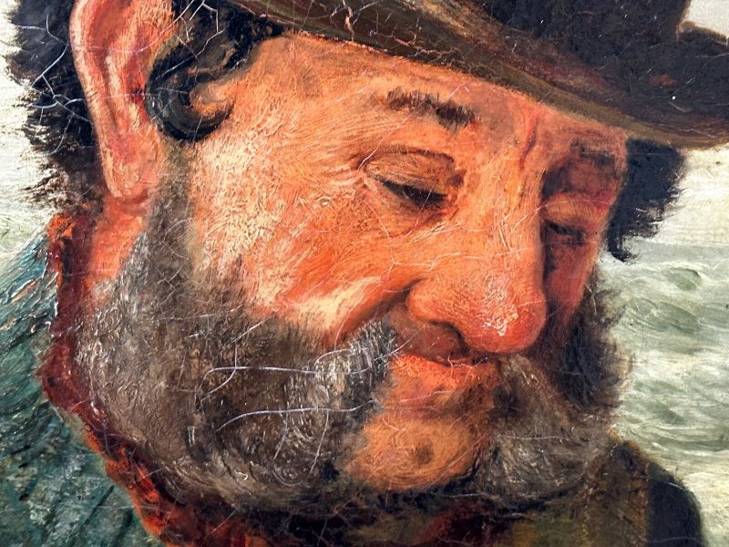 Richard Harry Carter (1839–1911) Signed Victorian Cornish Fisherman Original Marine Oil Painting - Image 11