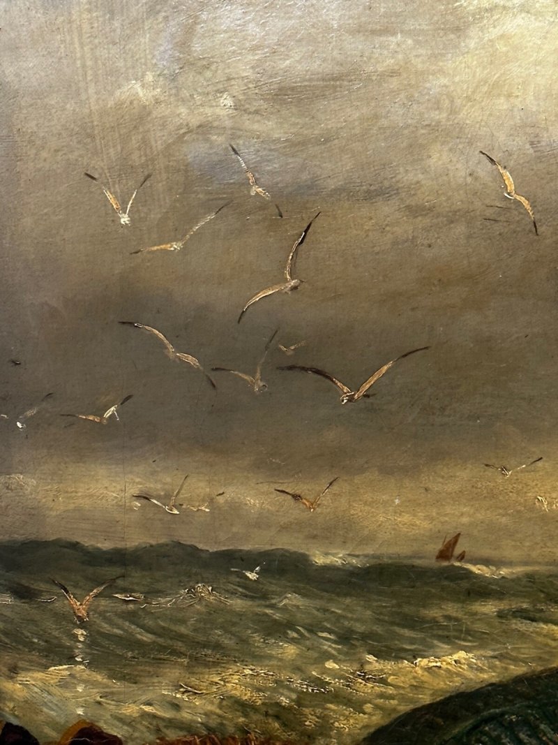 Richard Harry Carter (1839–1911) Signed Victorian Cornish Fisherman Original Marine Oil Painting - Image 14