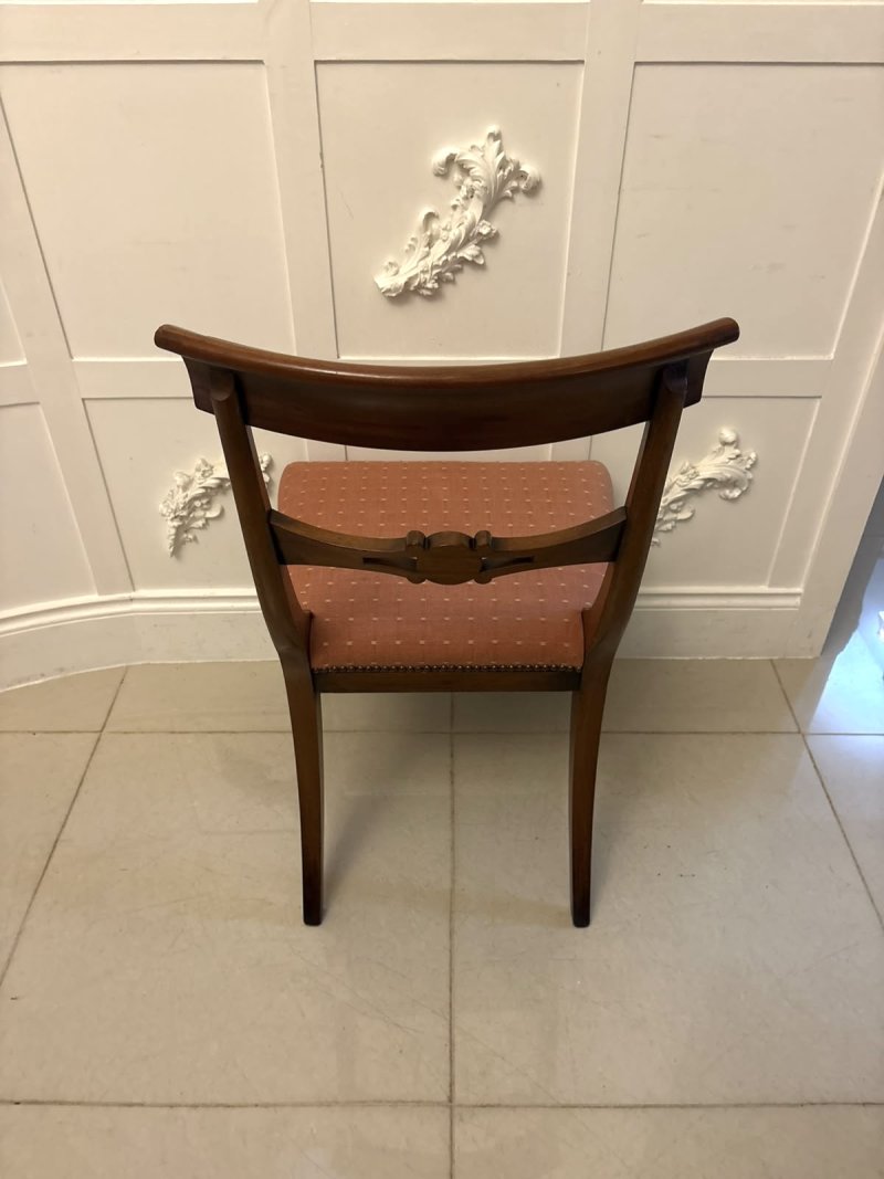 Antique Mahogany Set of Eight Dining Chairs Including Two Carvers - Image 14