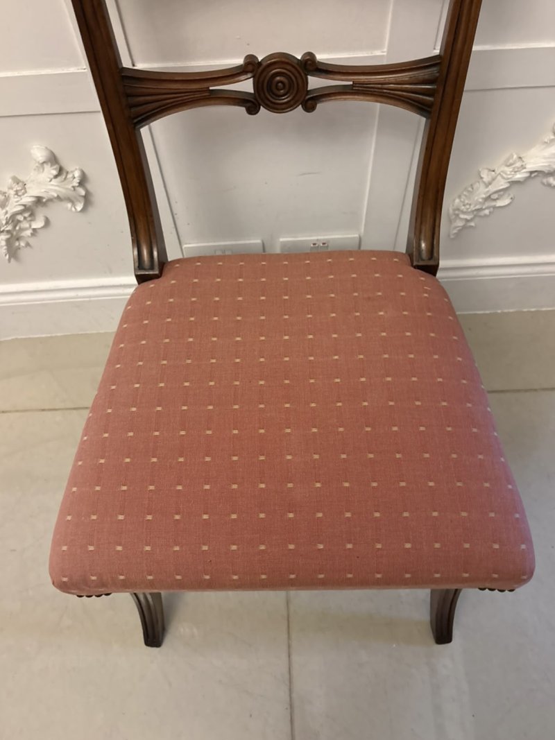 Antique Mahogany Set of Eight Dining Chairs Including Two Carvers - Image 20