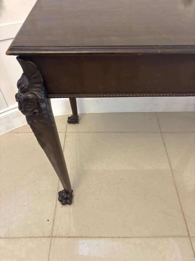 Antique George III Carved Mahogany Centre or Side Table - Image 12