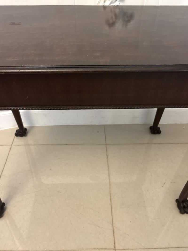 Antique George III Carved Mahogany Centre or Side Table - Image 9