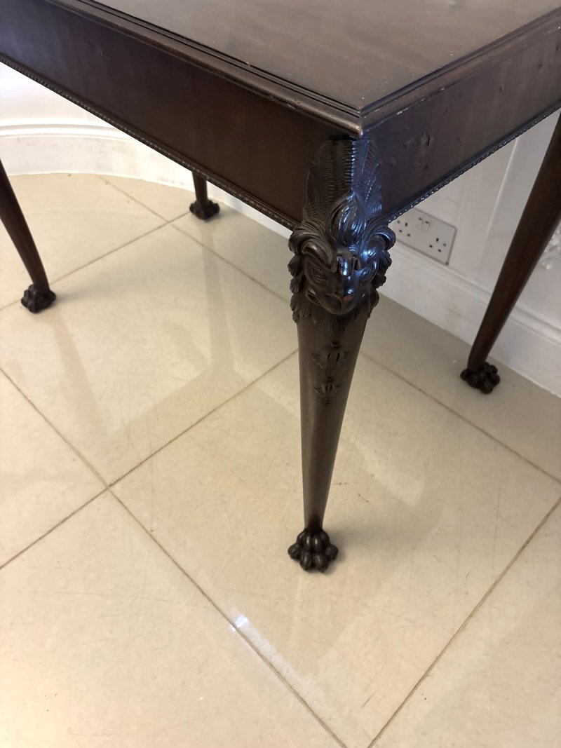 Antique George III Carved Mahogany Centre or Side Table - Image 11
