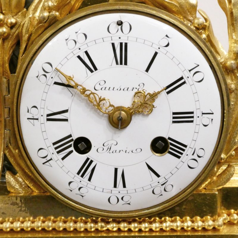French Gilt Bronze Mantel Clock by Japy Freres - Image 2