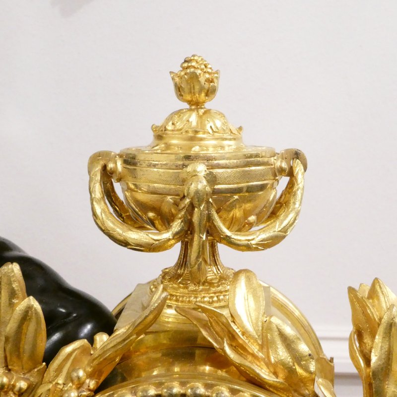 French Gilt Bronze Mantel Clock by Japy Freres - Image 7