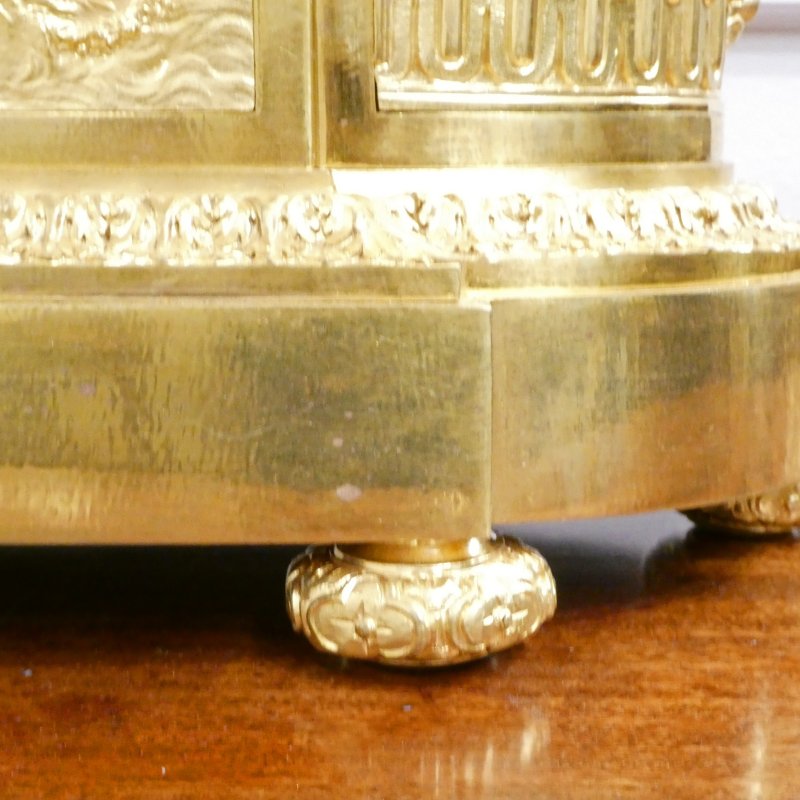 French Gilt Bronze Mantel Clock by Japy Freres - Image 11