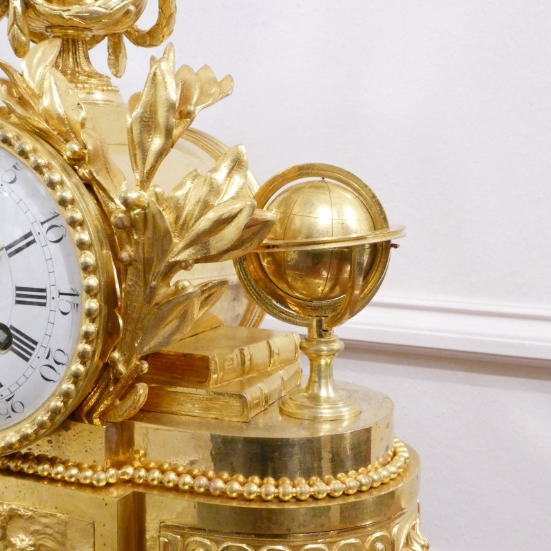 French Gilt Bronze Mantel Clock by Japy Freres - Image 6