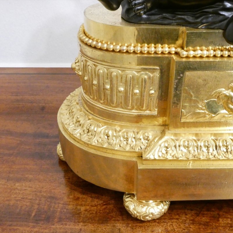 French Gilt Bronze Mantel Clock by Japy Freres - Image 8