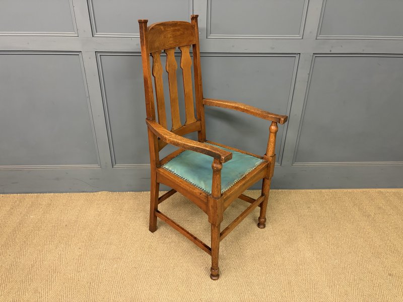 Pair of Glasgow School Arts & Crafts Armchairs - Image 13