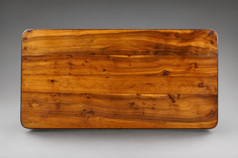 A Rare Regency Yew Wood Stretcher Table - Image 2