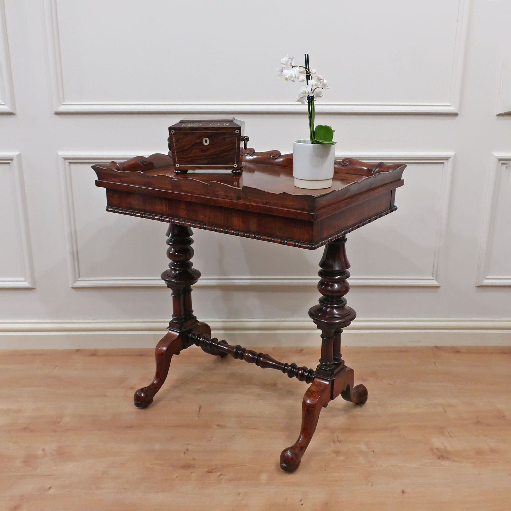 Regency Mahogany Tray Top Side Table by Gillows