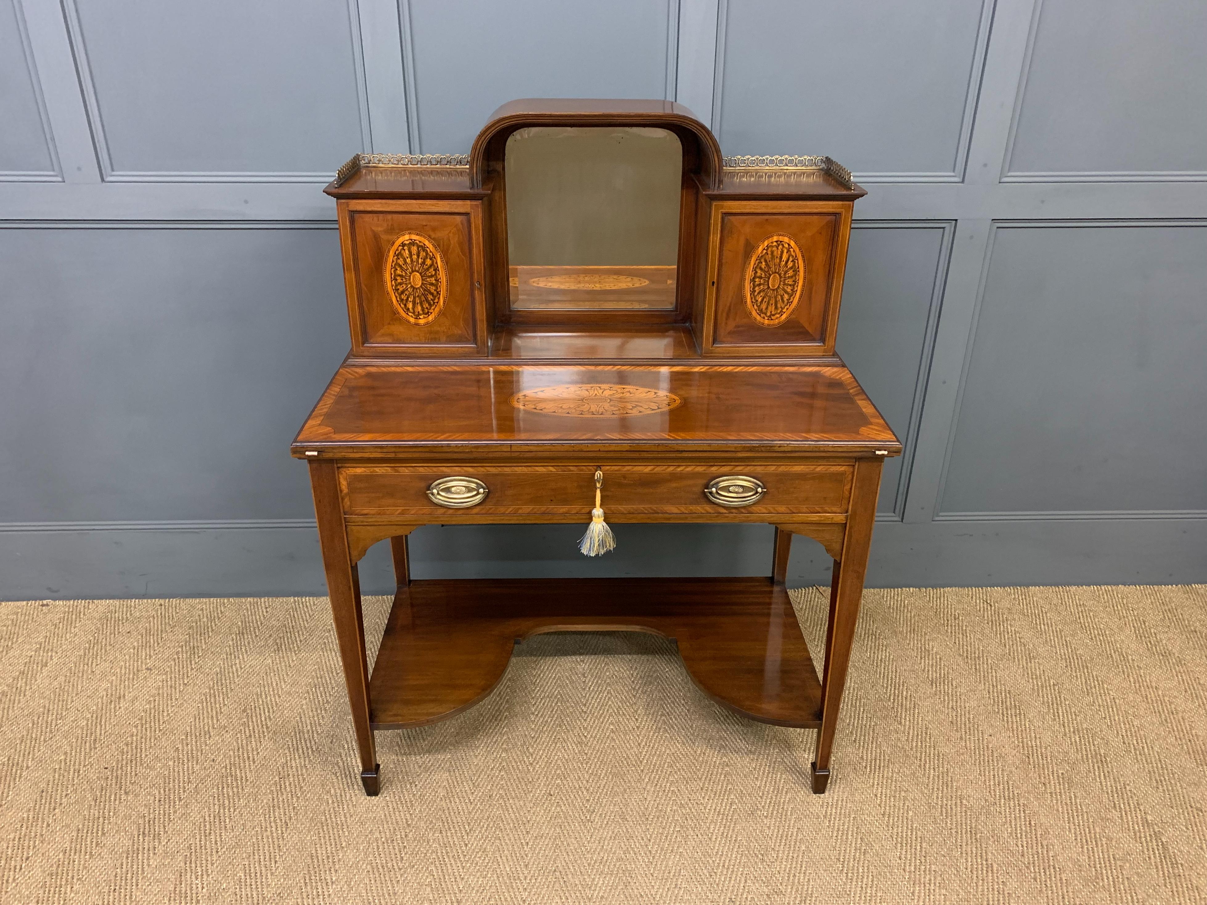 Inlaid Mahogany Bonheur Du Jour