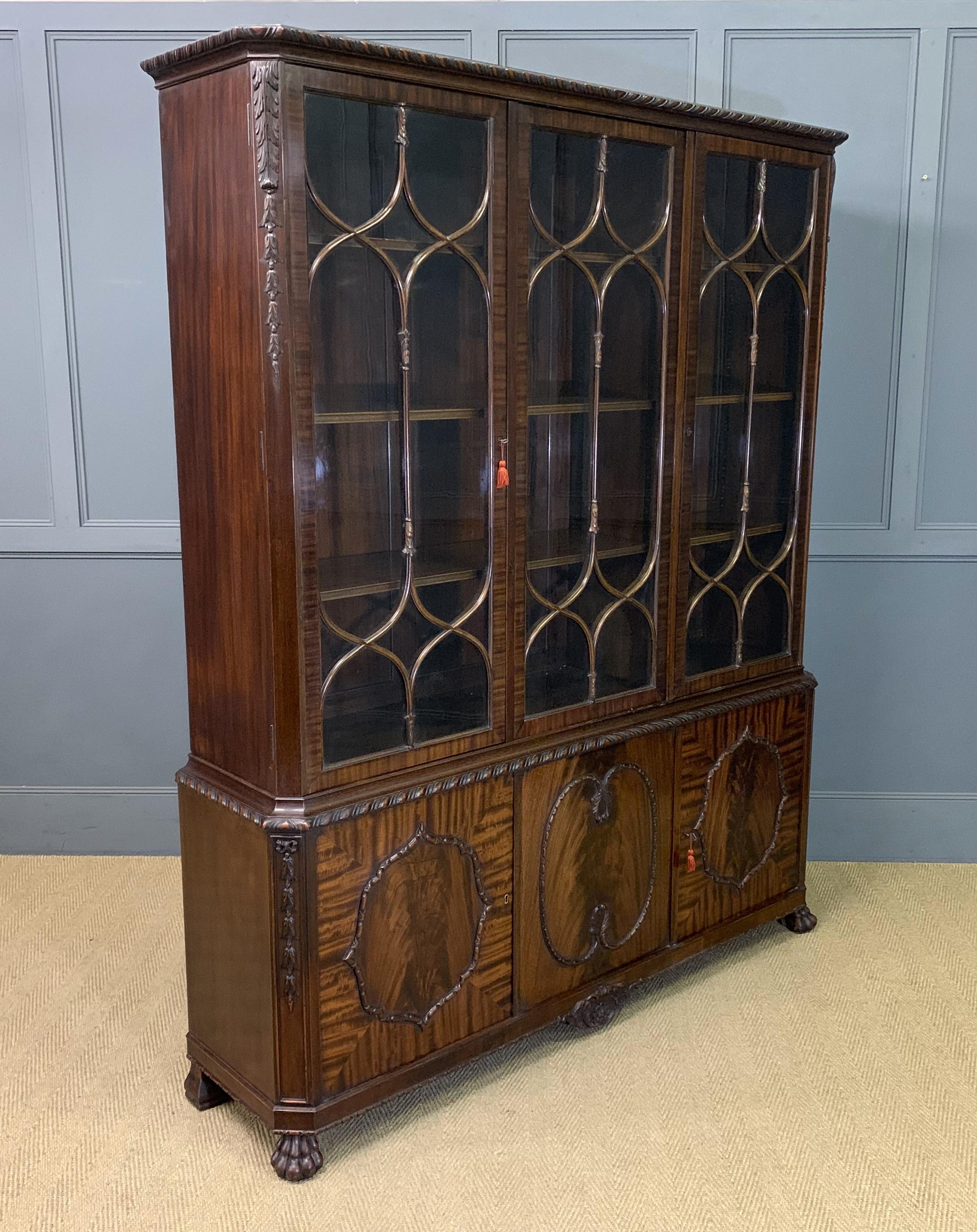 Chippendale Style Bookcase by Hille