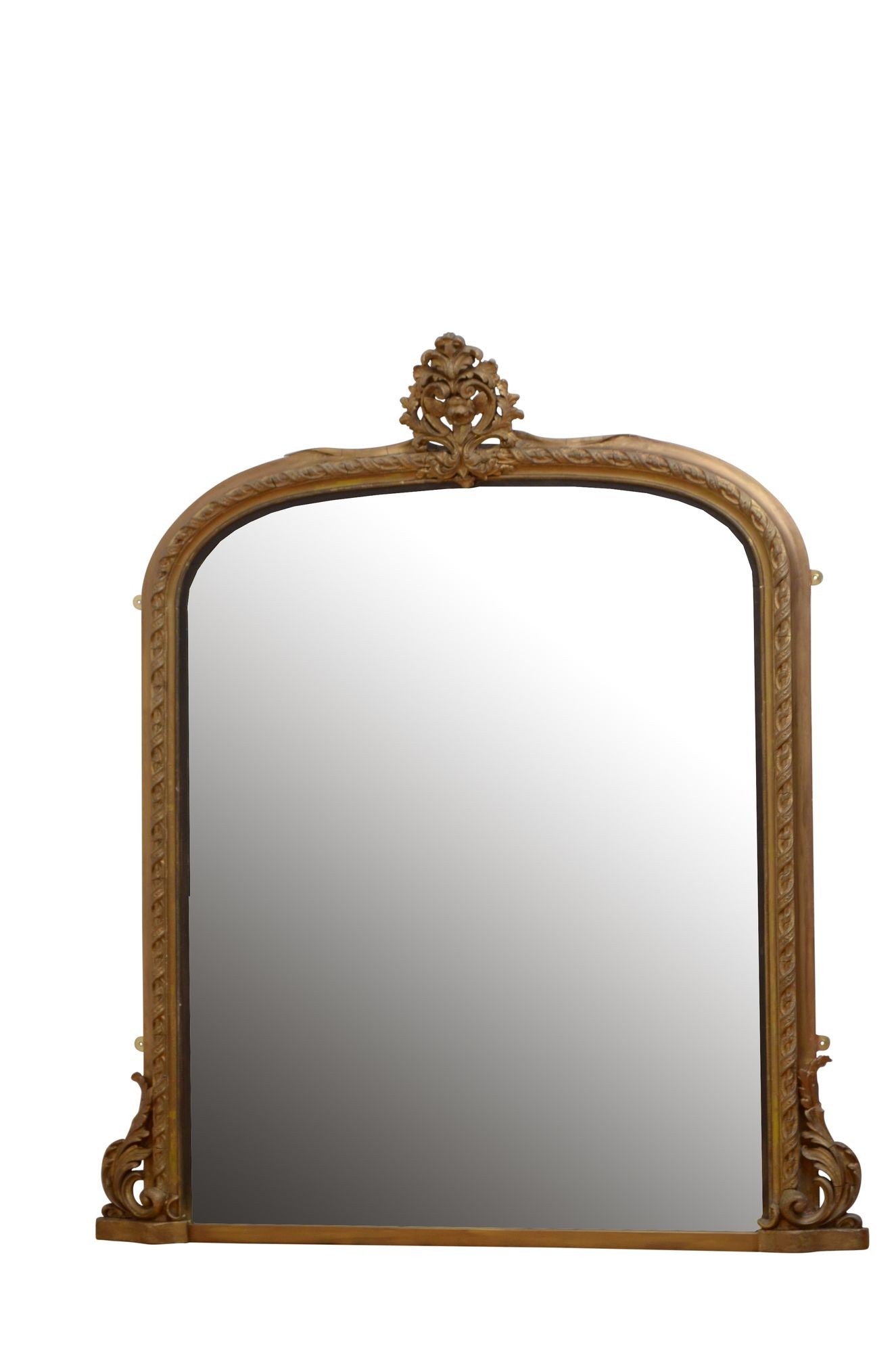 A Large 19th Century Gilded Wall Mirror