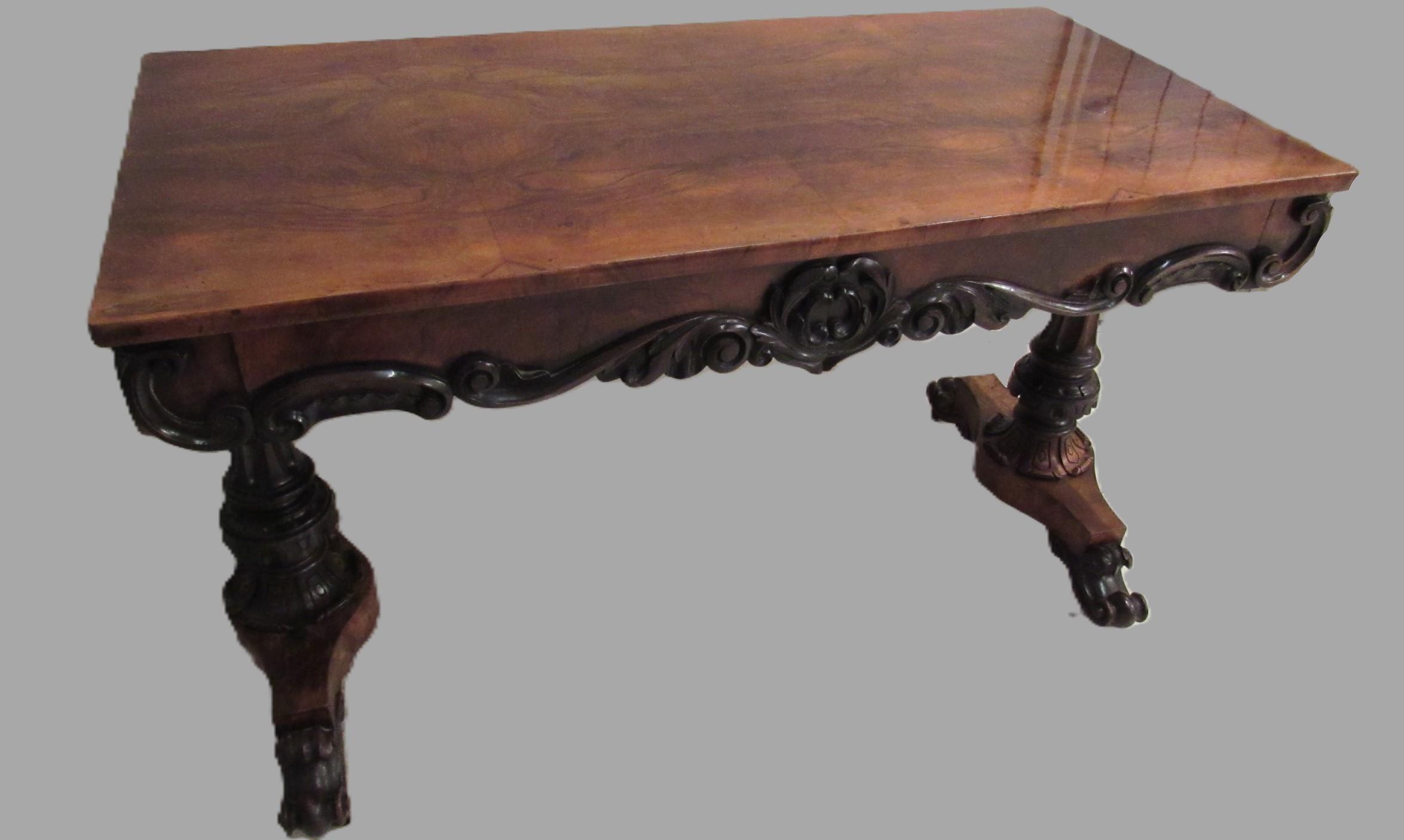 Superb Walnut Writing Table