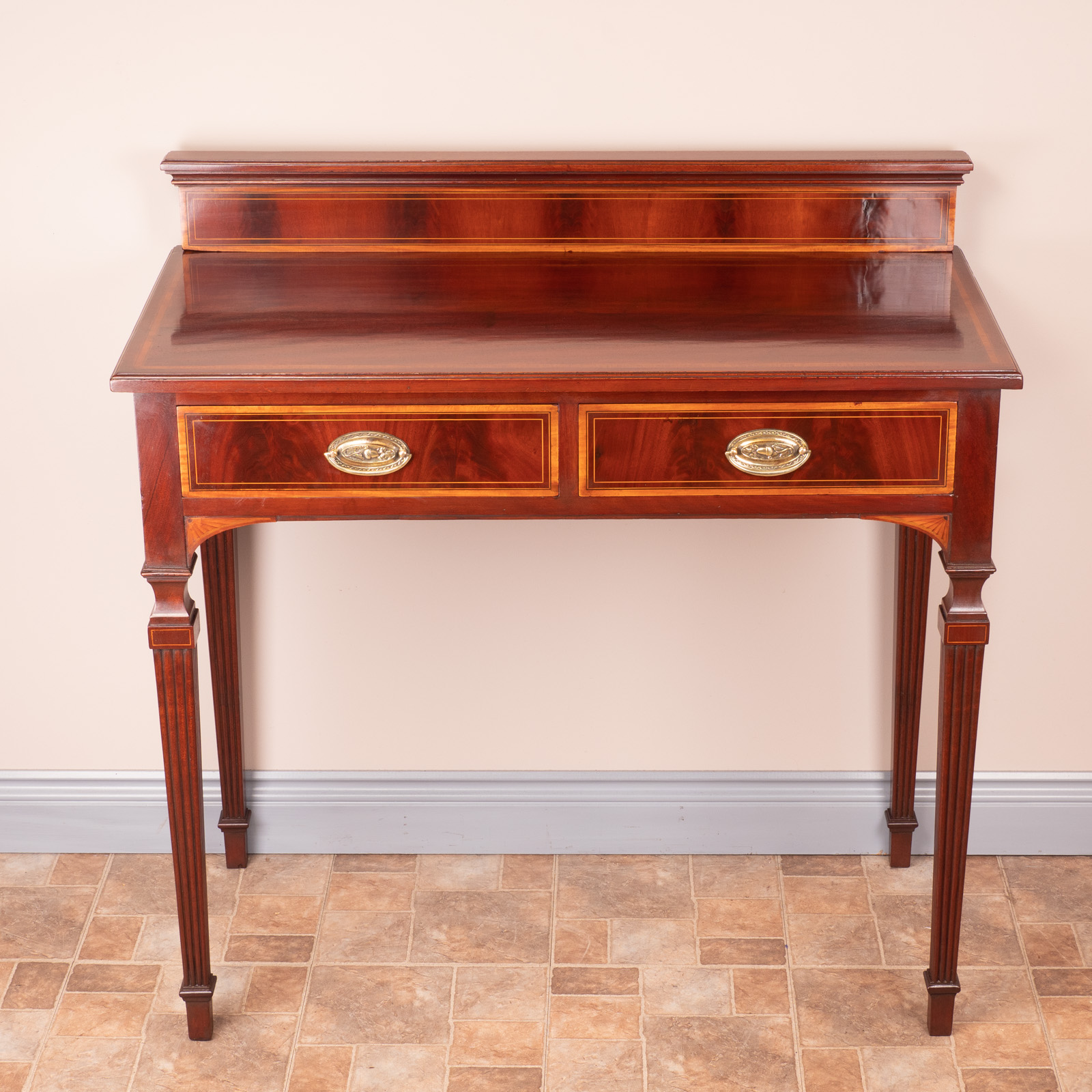 Edwardian Inlaid Mahogany Side Table