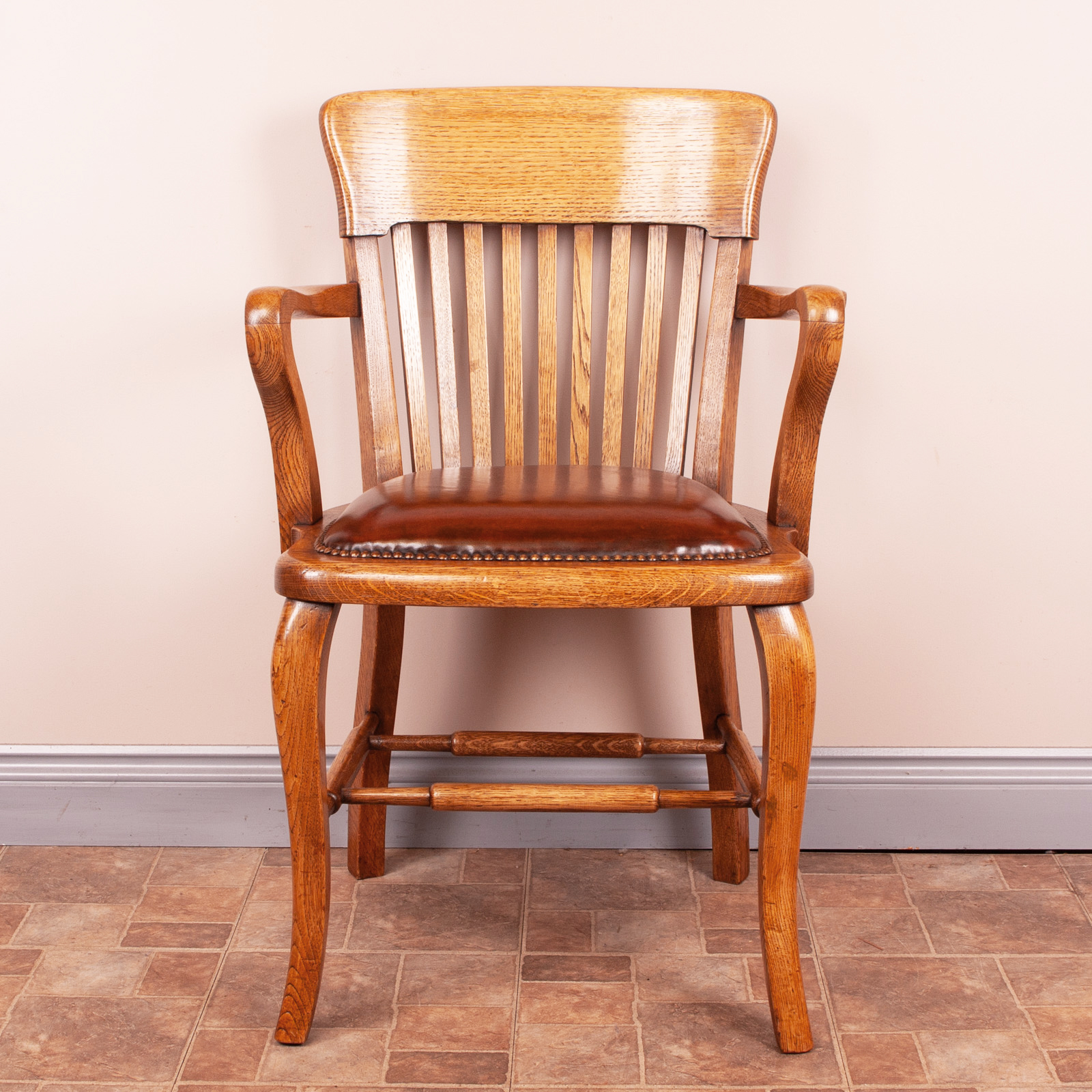 Oak Office Desk Chair With Arms