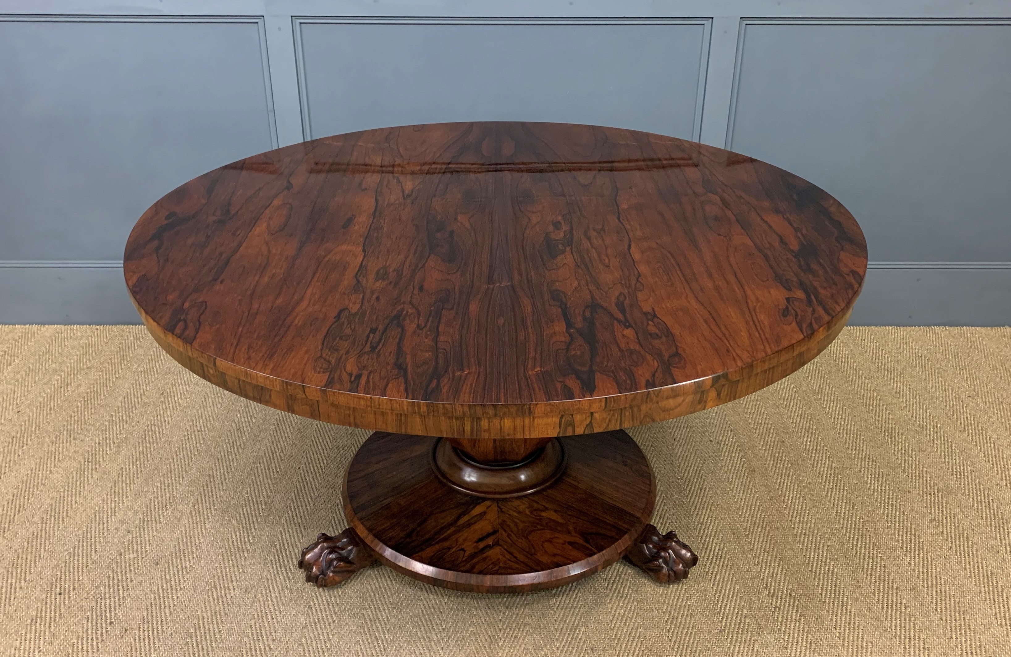 Early Victorian Rosewood Loo Table