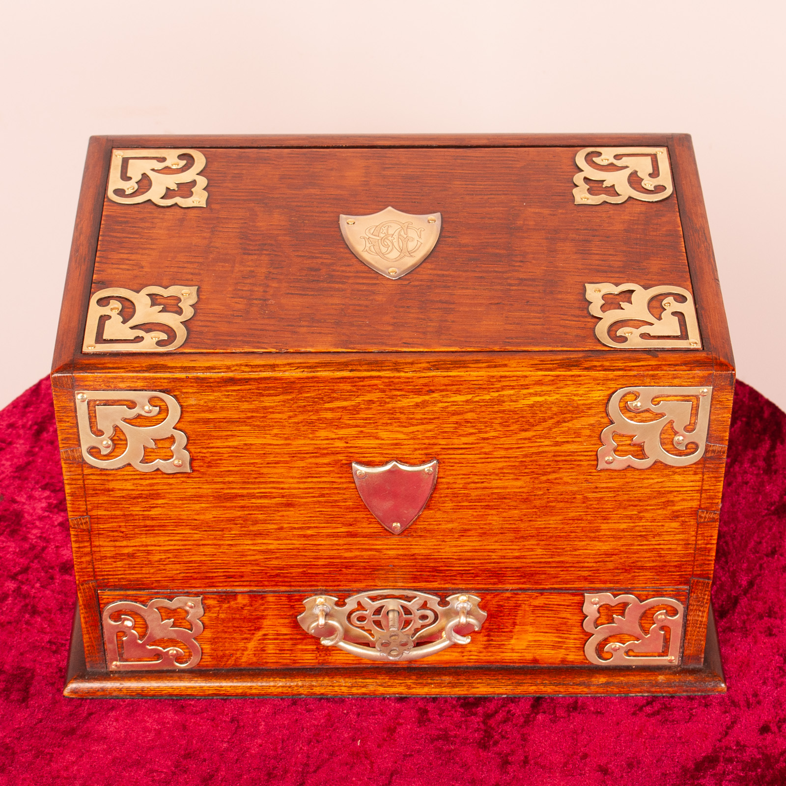 Oak Stationery Box