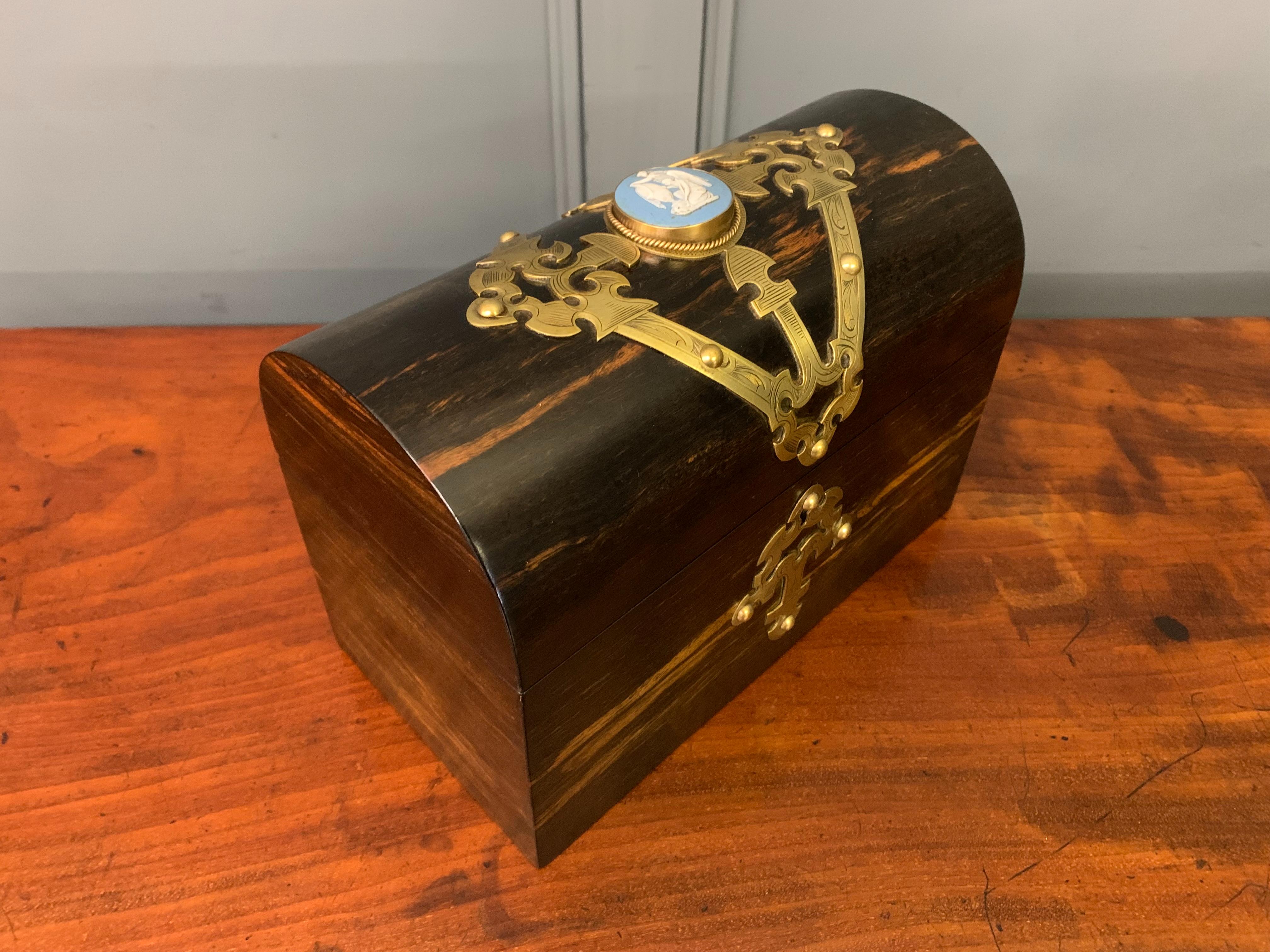Victorian Coromandel Stationary Casket
